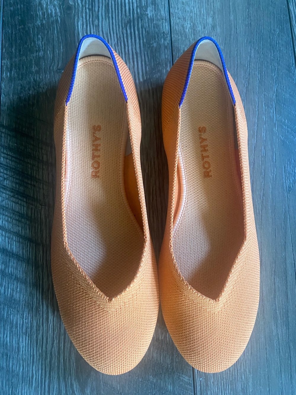 Rothy's Women's Summer Orange Flats in Size 9